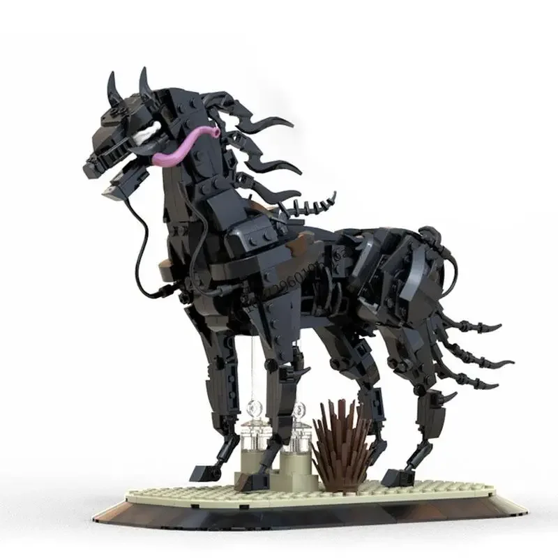 

Новинка, 484 шт., хит продаж, знаменитый герой, киносерия Moc Venoms, модель лошади на заказ, головоломка «сделай сам», креативные идеи, детские игрушки, подарок на день рождения, Рождество