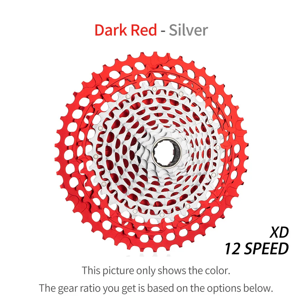 ZTTO SLR3 12s MTB Cassette 9-46T XD 282g Black-Gold