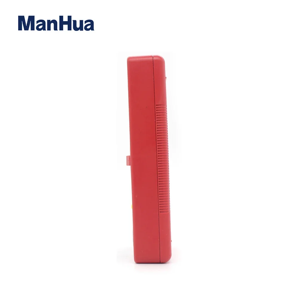 ManHua DT830B Mini Digital Multimeter with LCD Overload Protection Voltage Amperage Test Probe DC AC Red