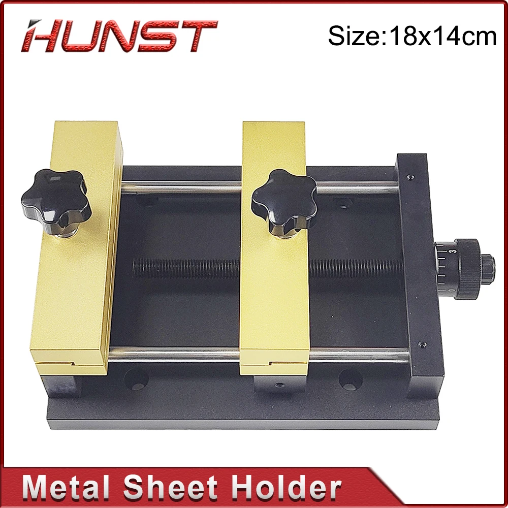 Imagem -05 - Hunst-metal Folha Titular Suporte Fixo Fixture For Fiber Laser Engraving Machine Card Cutting Attechment