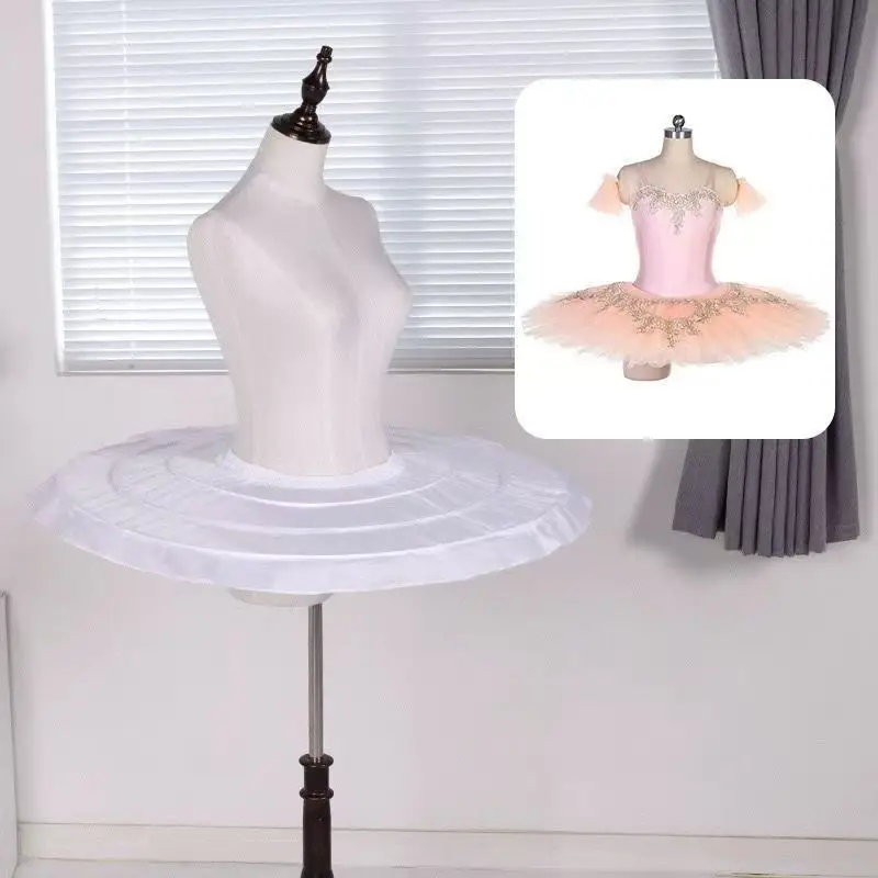 卸売 ボールガウン バレエ アンダースカート ショートドレス コスプレ ペチコート 三本骨 パフスリーブ ロリータ ペチコート ロカビリー クリノリン