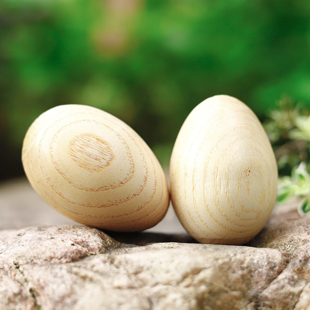 2Pcs Children Sand Eggs Kids Musical Instrument Baby Toys Percussion Hammer Colorful Wood Educational Fun Safe Environmental