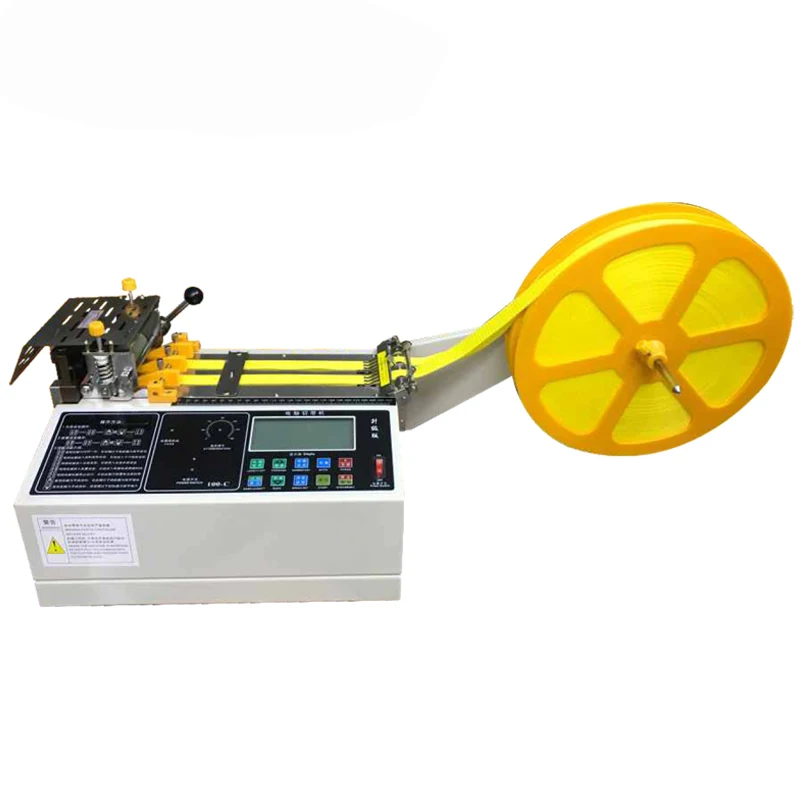 

HS 100CH Big Screen Cutting Machine Heat Shrink Tube Cutting Machine Cable Cutting Machine