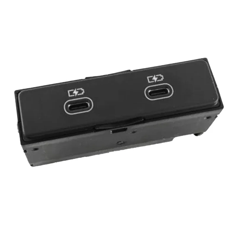

2-отверстий USB-порт TYP-C со встроенным преобразователем напряжения, задний центр 4N1035954 для A6 Avant A7 A8 E-Tron Q7 Q8-AU62