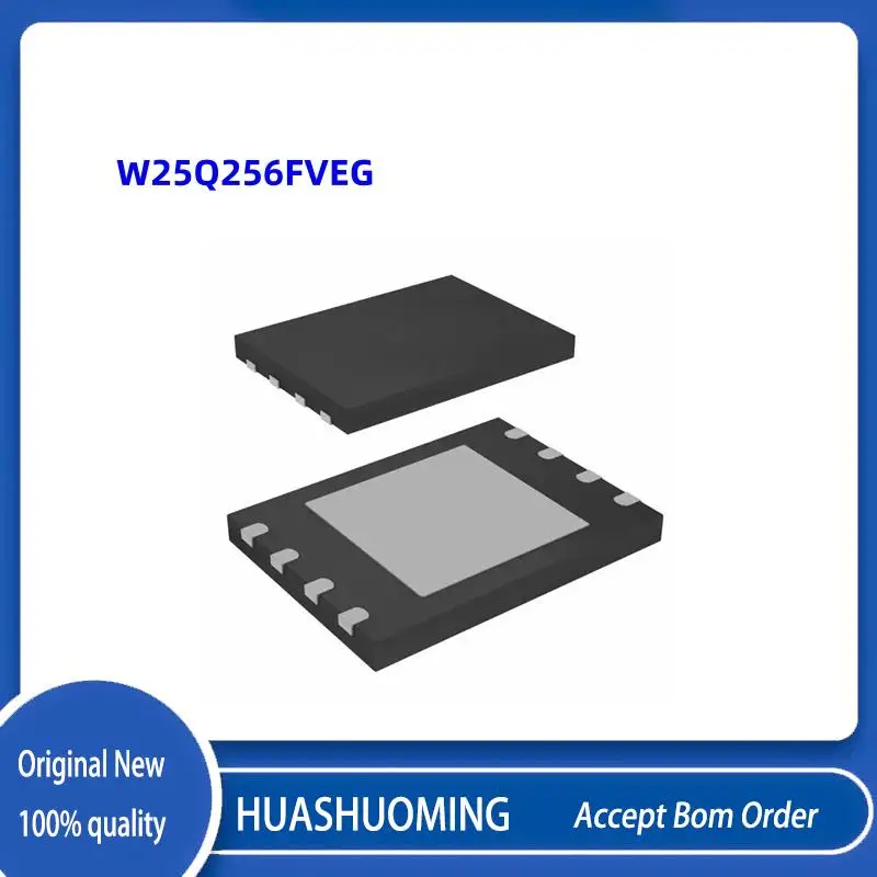 

5 шт./лот, новые W25Q256FVEG W25Q256FV W25Q256 WSON-8