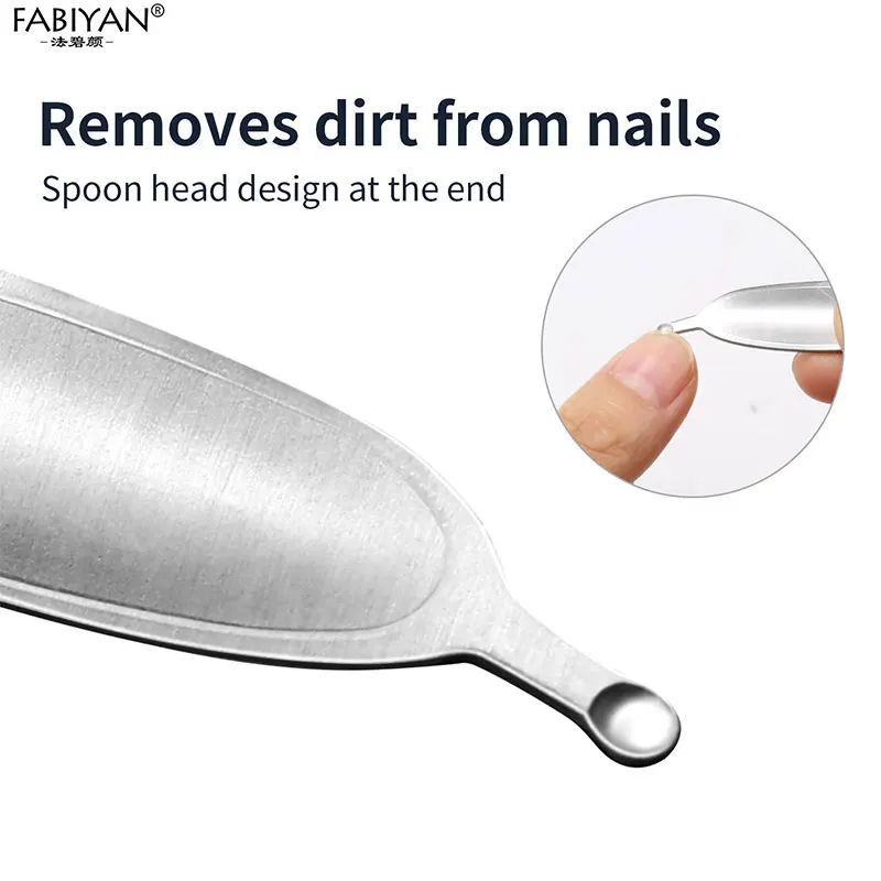 양면 스테인레스 스틸 네일 파일 네일 아트 전처리 연삭 연마 블록 샌딩 리무버 젤 네일 매니큐어 도구