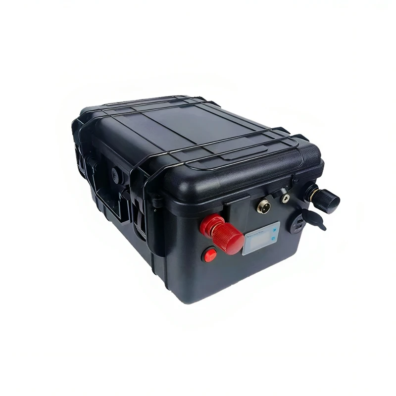 12V 12.8V 80Ah 150Ah Li-ion Battery Built-in BMS Multifunctional Portable Suitcase Battery for Camping Inverter Car Lighter RV O