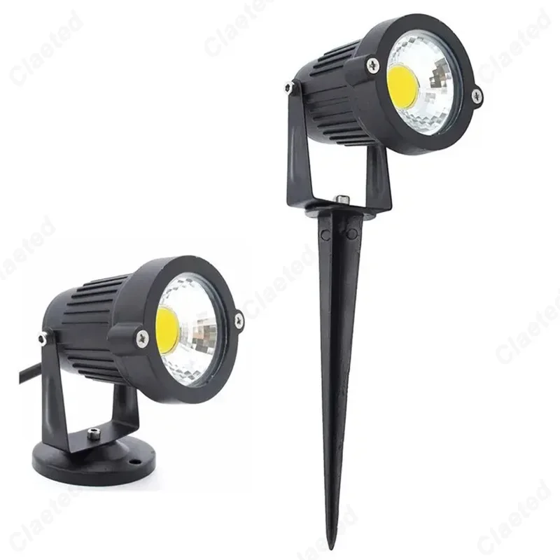 LED Landscape Spotlights Outdoor Waterproof Garden Courtyard Viewing Decoration Lighting Lawn Floor Mounted Ambient Lights