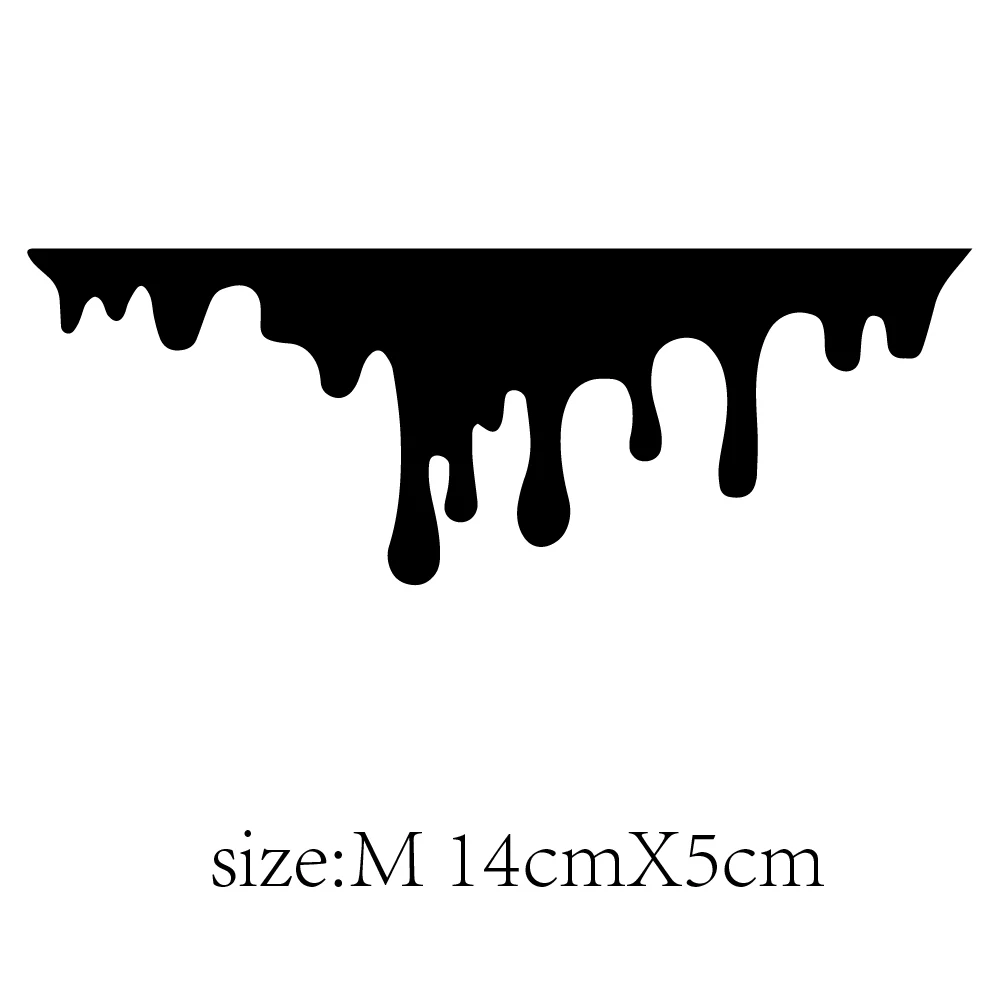 أزياء بقع الدم سيارة ملصق للماء الفينيل مضحك مجنون القط سيارة ملصق اكسسوارات لمازدا كروز بيجو
