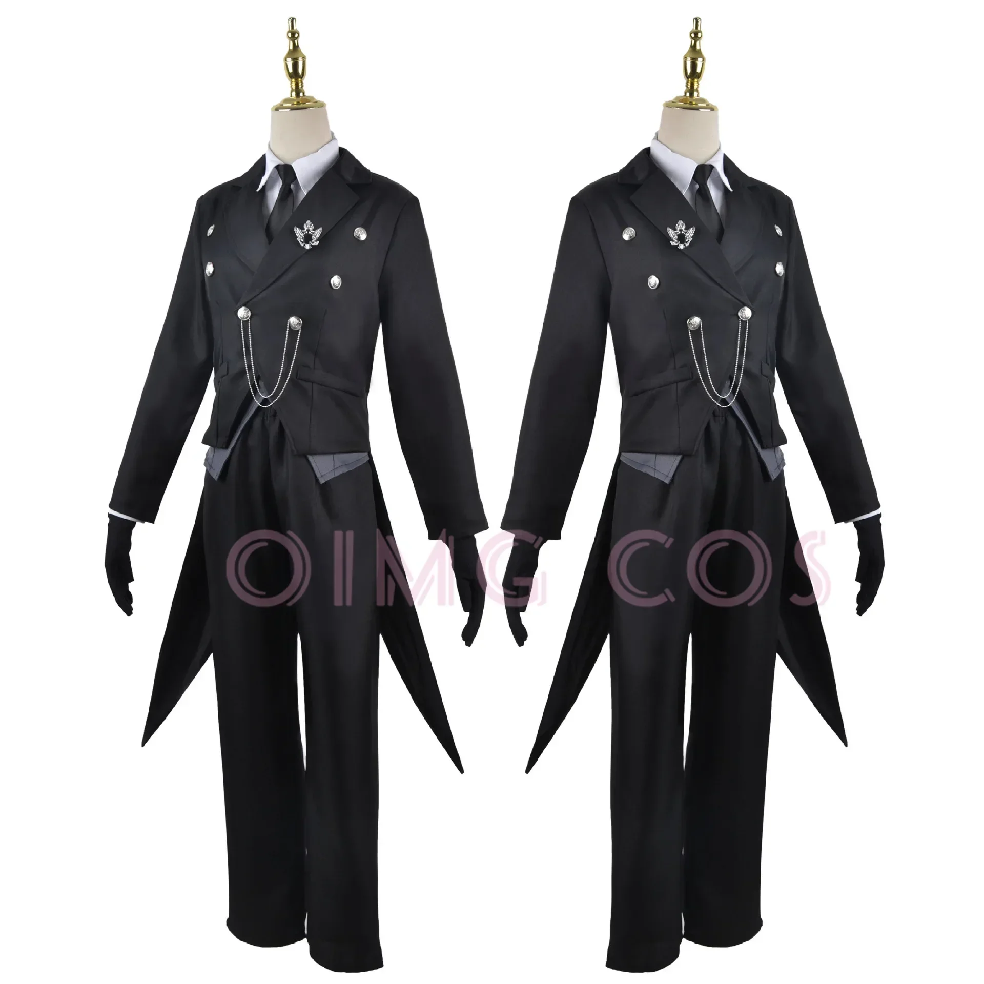 Sebastian Michaelis Cosplay Costume Black Butler Adult Carnival Uniform Wig Anime Halloween Party Costumes Masquerade Women Game