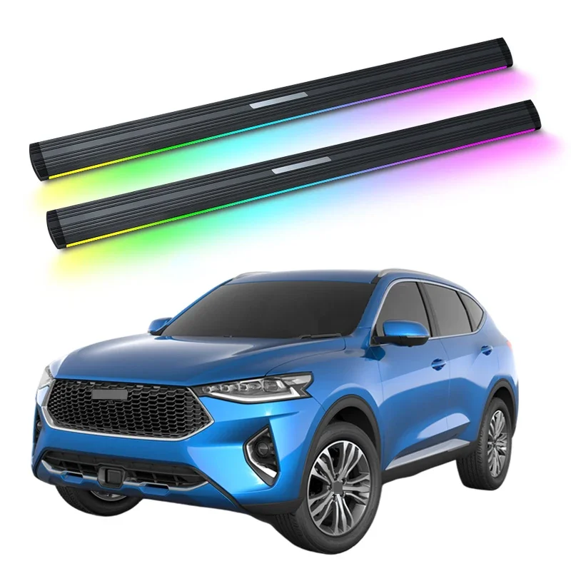 

Cc CarAutomatic Electric Power Side Step Running Board Neon Led Light for HAVAL F7 F7X F5 2018-2024