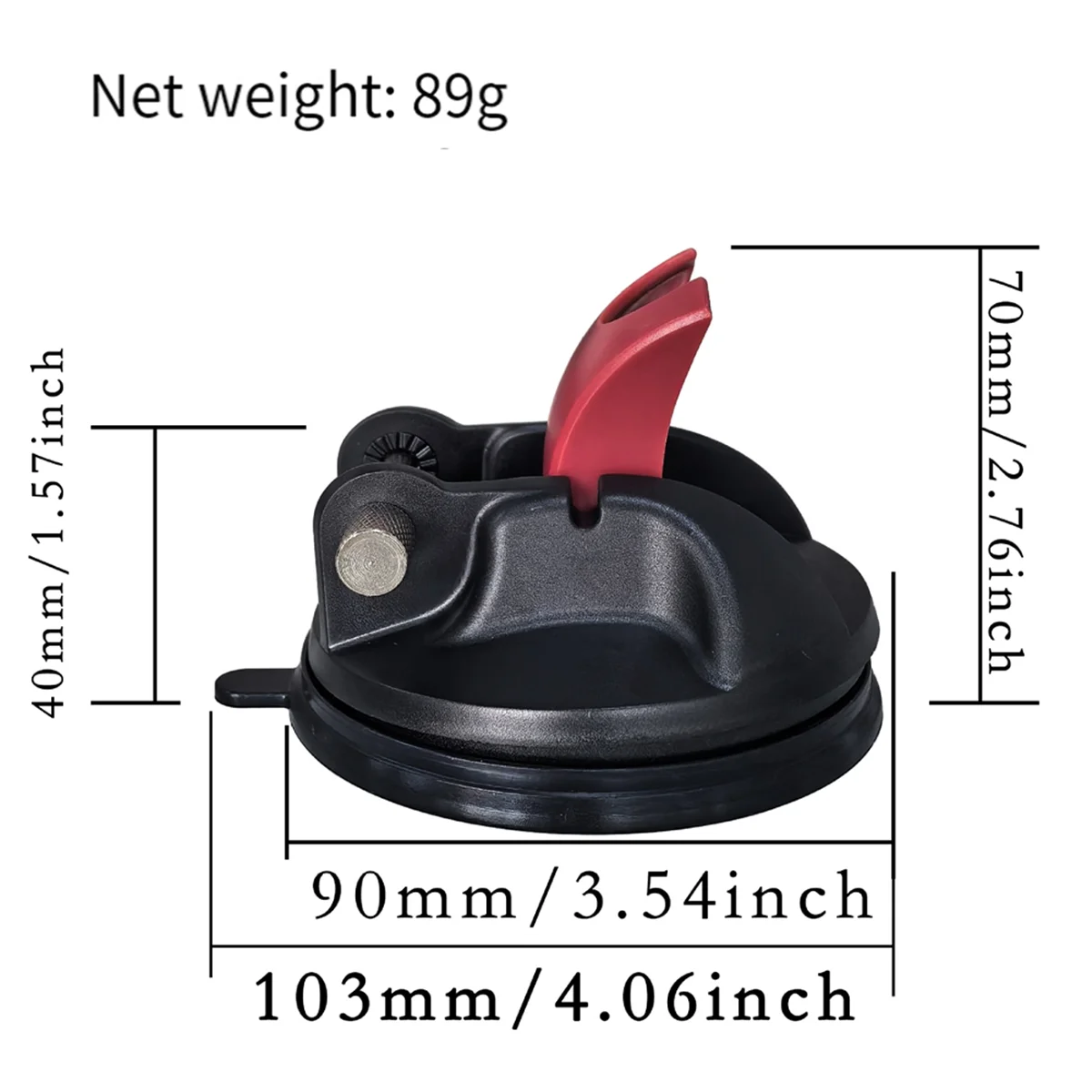 A14M Heavy Cups Vacuum Suction Cup Hooks Glass Window Shower Wall Organizer Securing Hook Tie Down Car Awning 2 Pieces