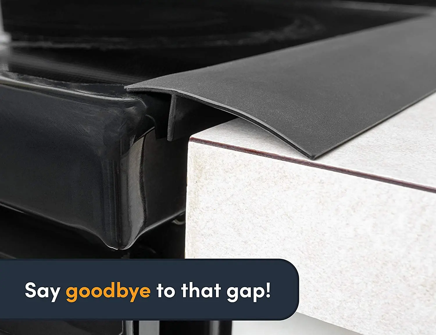 Silicone Stove Gap Covers 1PCS Heat Resistant Oven Gap Filler Seals Gaps Between Stovetop and Counter, Easy to Clean