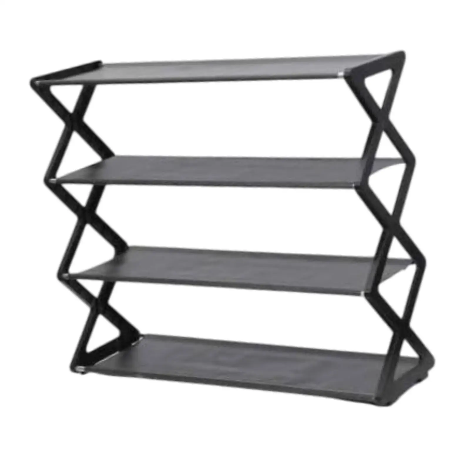 Shoe Rack Stand PP and Nonwoven Sturdy Large Capacity Easy Assembly Storage Rack for Bedroom Garage Hallway Bathroom Closet
