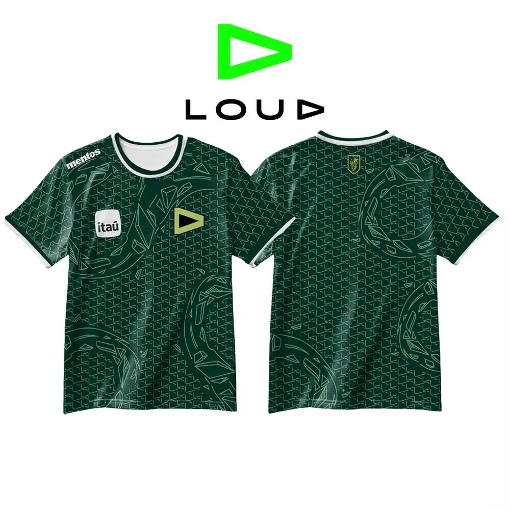 

LOUD Esports Club New Uniforms Jersey Valorant Esports Player Summer Training Tops Men's And Women's Sports Crew Neck T-shirts