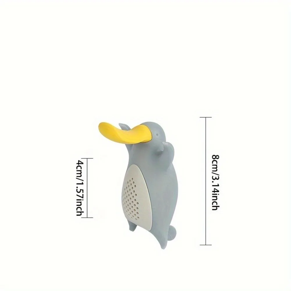 1pc, Creative Platypus Shaped Tea Infuser, Reusable Herbal Tea Bag Coffee Filter For Home Restaurant Hotel Office