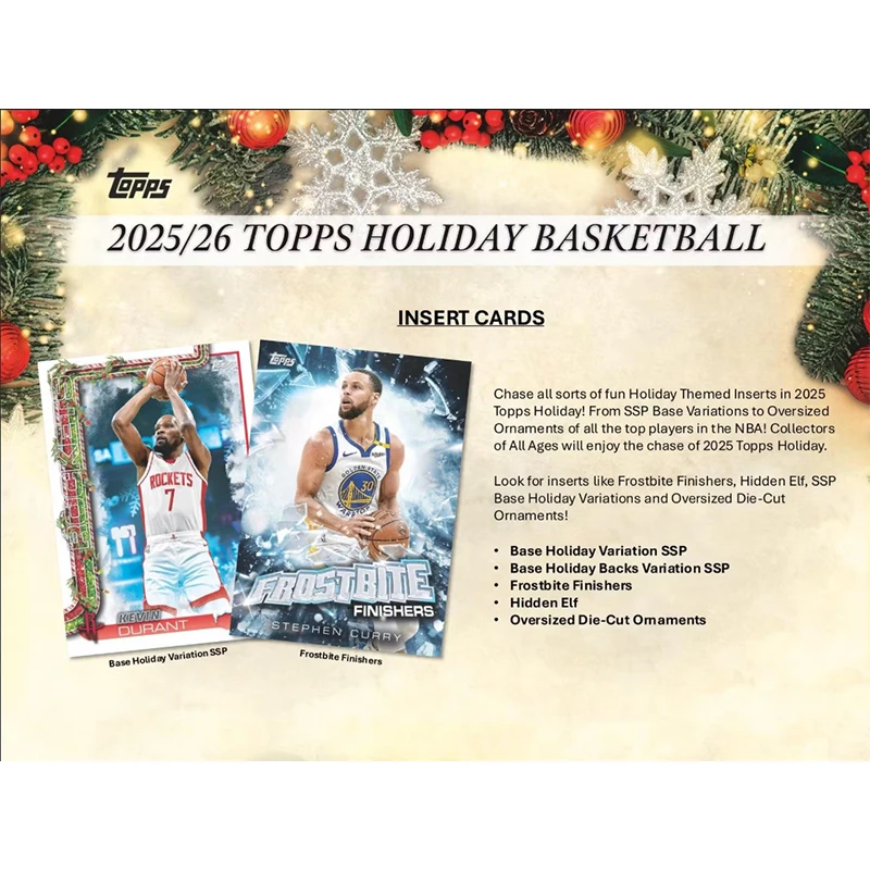 New 2026 Topps Holiday Basketball Countdown Calenda Sealed Case NBA Mega 20 Collection Card - Image 4