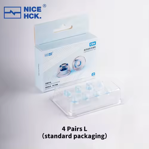 NICEHCK C04 Liquid Silicone Ear Tips Flexible Noise Isolating Ear Caps Skin-friendly Reusable Eartips for Explorer 4U NX8 Cantor - Image 9