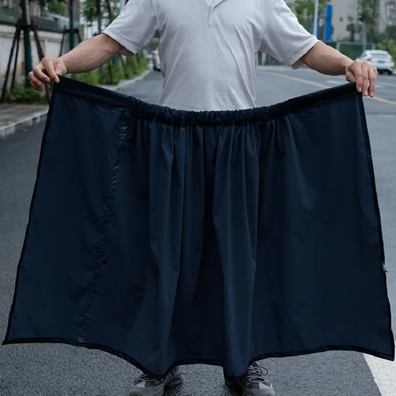 Rain Skirt Kilt Waterproof Ultralight for Men Women Windproof Raincoat Adjustable for Backpacking Hunting Hiking Camping Cycling