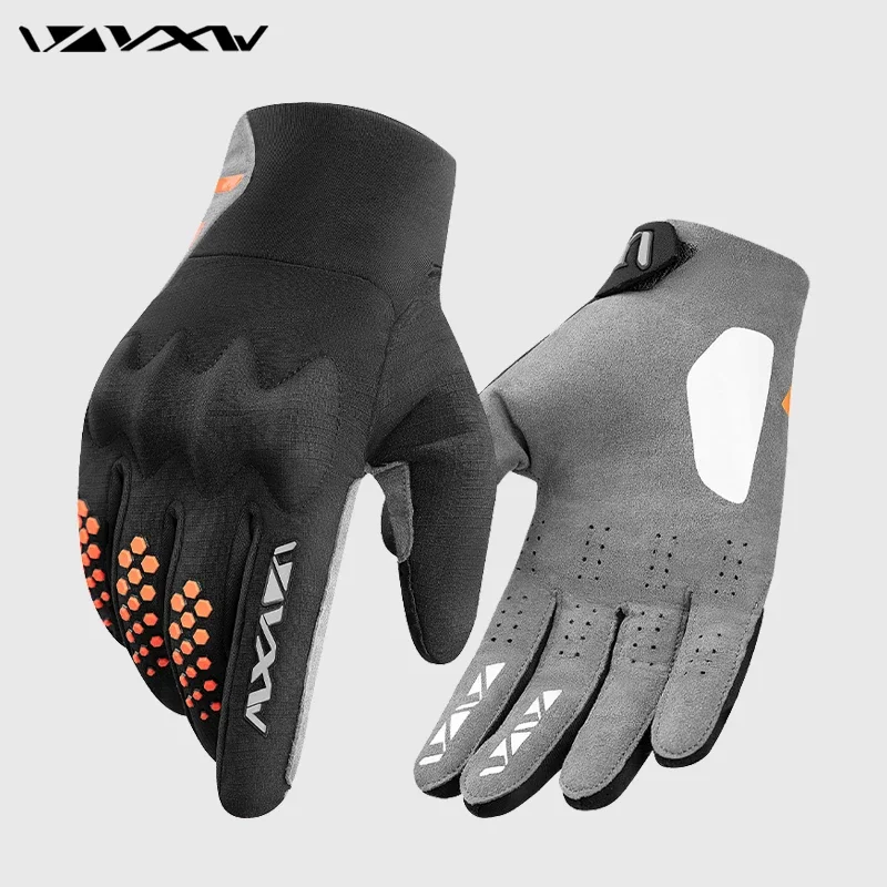 

VXW Summer Motorcycle Cycling Gloves Men Anti-slip Breathable Knuckle Anti-collision Suitable For Motorbiker Motor Riding MX BMX