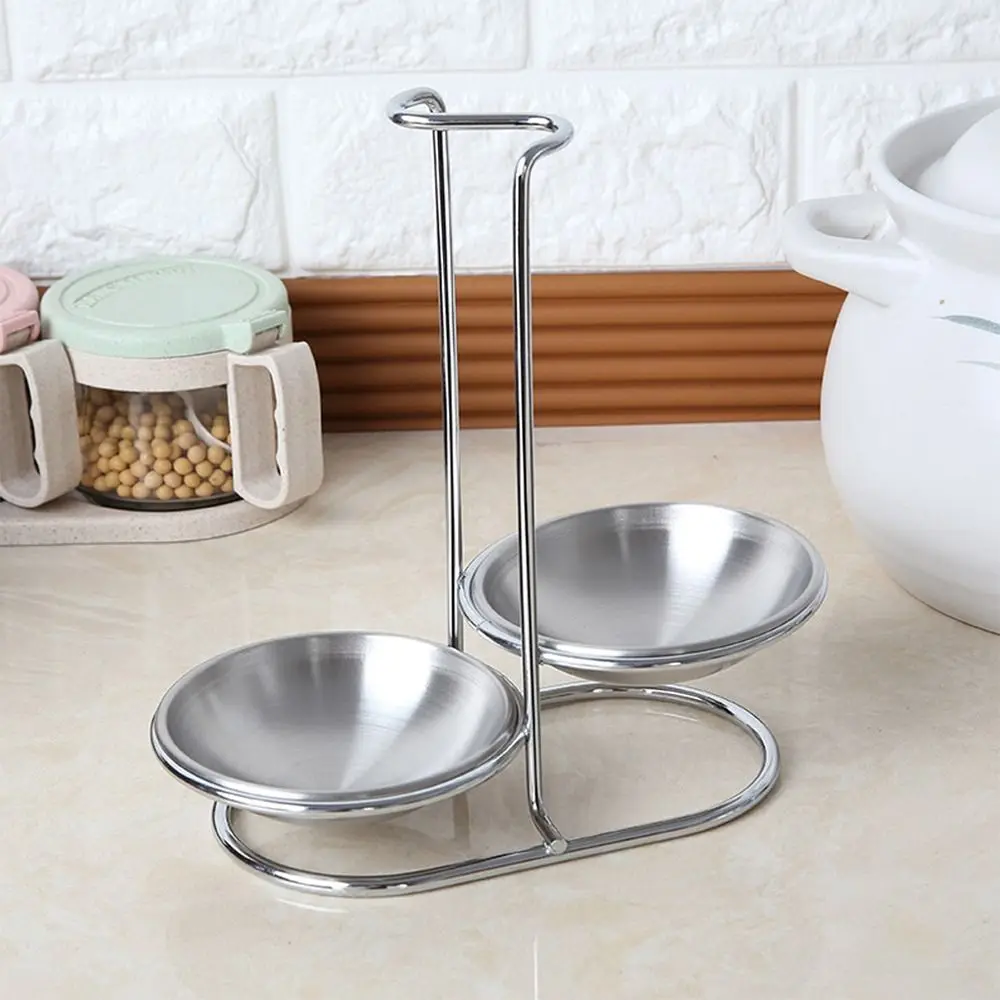 304 Stainless Steel Spoon Utensil Rack Vertical Kitchen Accessories Tableware Storage Shelf Single/Double Ladle