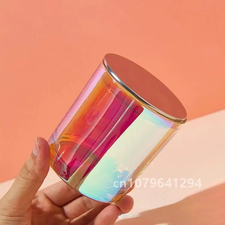 

Jars for Candles Colored Transparent Candle Cup Candle Pot Home Decoration Candle Homemade Candle Cup Glass