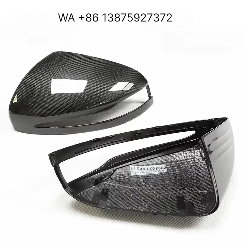 Wmwmnu Dry Carbon Fiber Rearview Mirror Cover for G GLE GLS Class G63 500 W464 167 Automotive Parts Replacement
