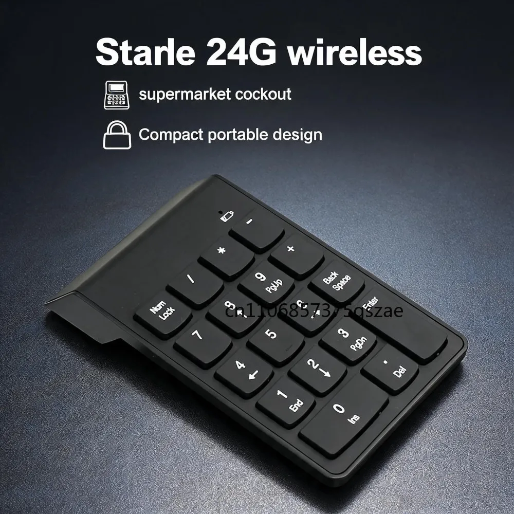 18 Keys Wired Number Keypad And USB 2.4G Mini Number Keypad Digital Keyboard For IMac/MacBook Air/Pro Laptop PC Notebook Desktop