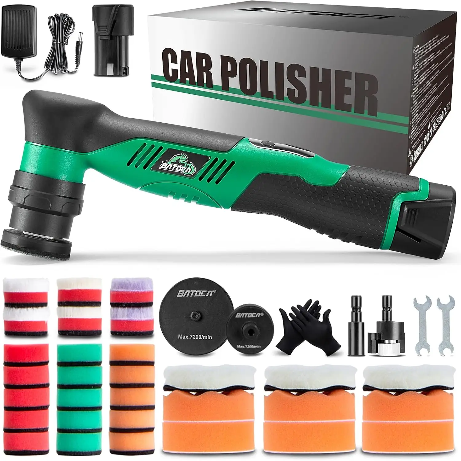 

Беспроводной мини-полировщик автомобиля S5, аккумулятор 12 В, 2 А с подушечками 1 и 3 фута для детализации автомобиля, мотоцикла