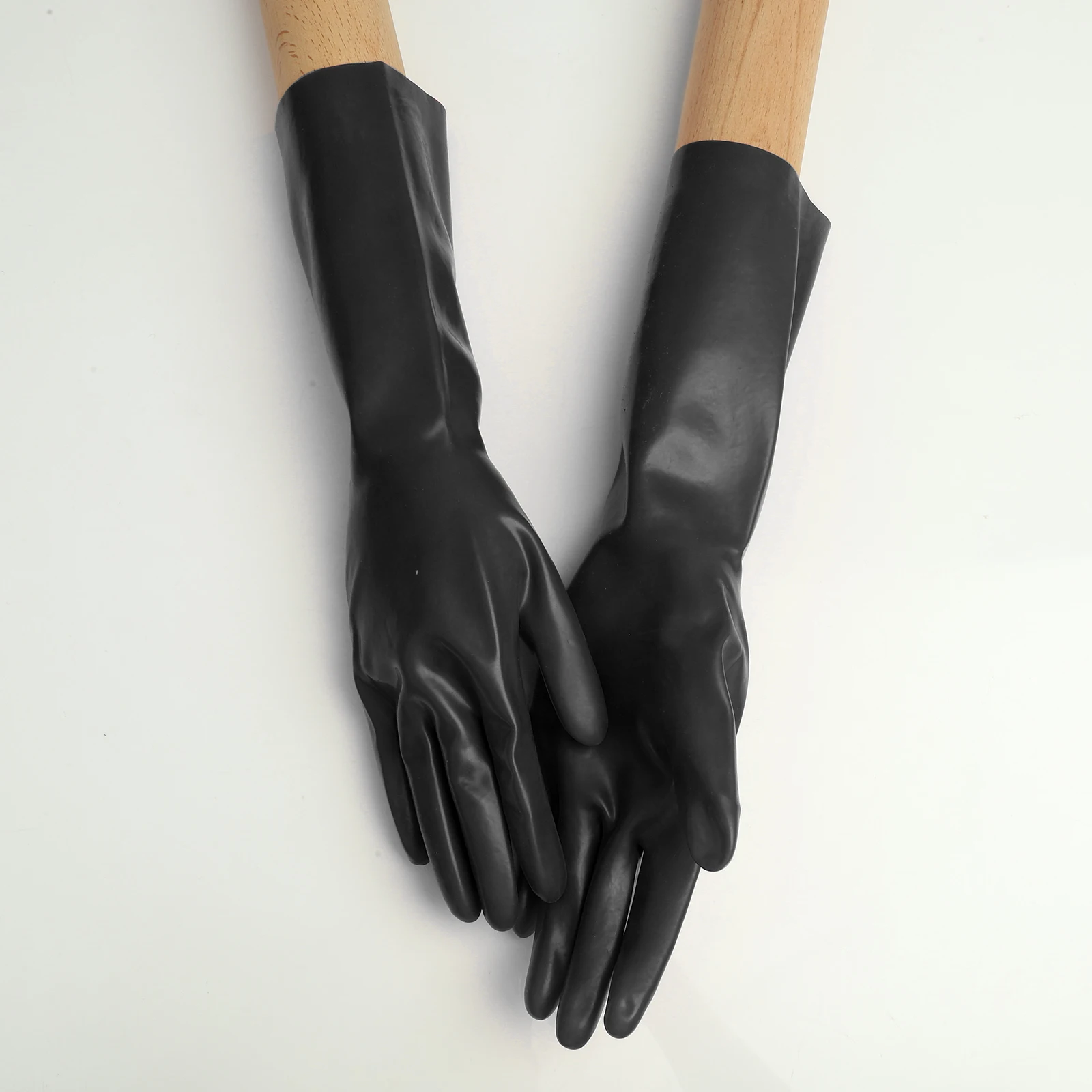 Latex Gloves Versatile Stretchable Over Wrist Length Full Finger Gloves Women Men Halloween Cosplay Party Costume Accessories