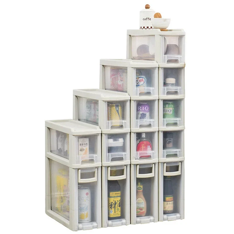 New Japan Style Ultra Narrow Seam Makeup Organizer Kitchen Refrigerator Corner Bedside Plastic Box Toilet Storage Cabinet