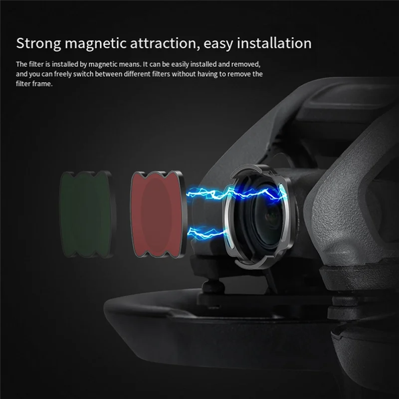 Комплект магнитных фильтров ABJF-ND 64 — регулируемый карданный фильтр для аксессуаров для дронов DJI Avata