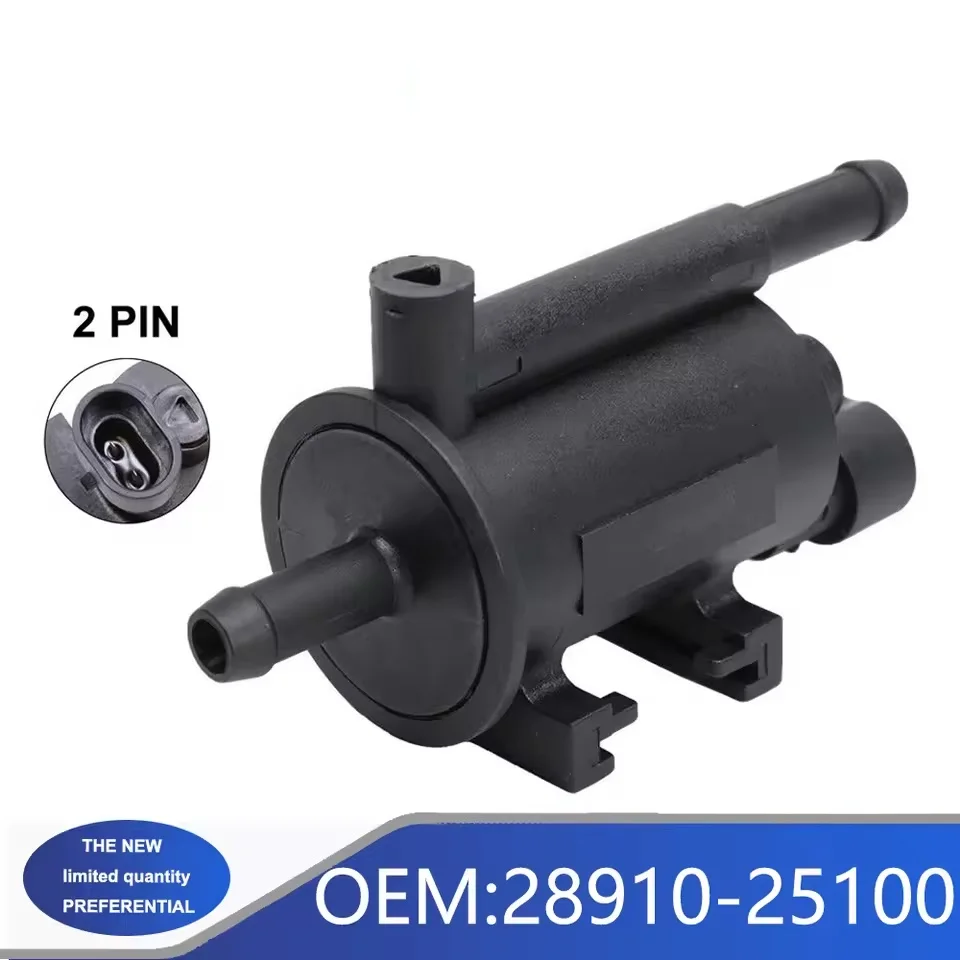 

For Hyundai Genesis Coupe Santa Fe Sonata Tucson Kia Forte Koup Optima Hybrid Vapor Canister Purge Solenoid 28910-25100 14520663