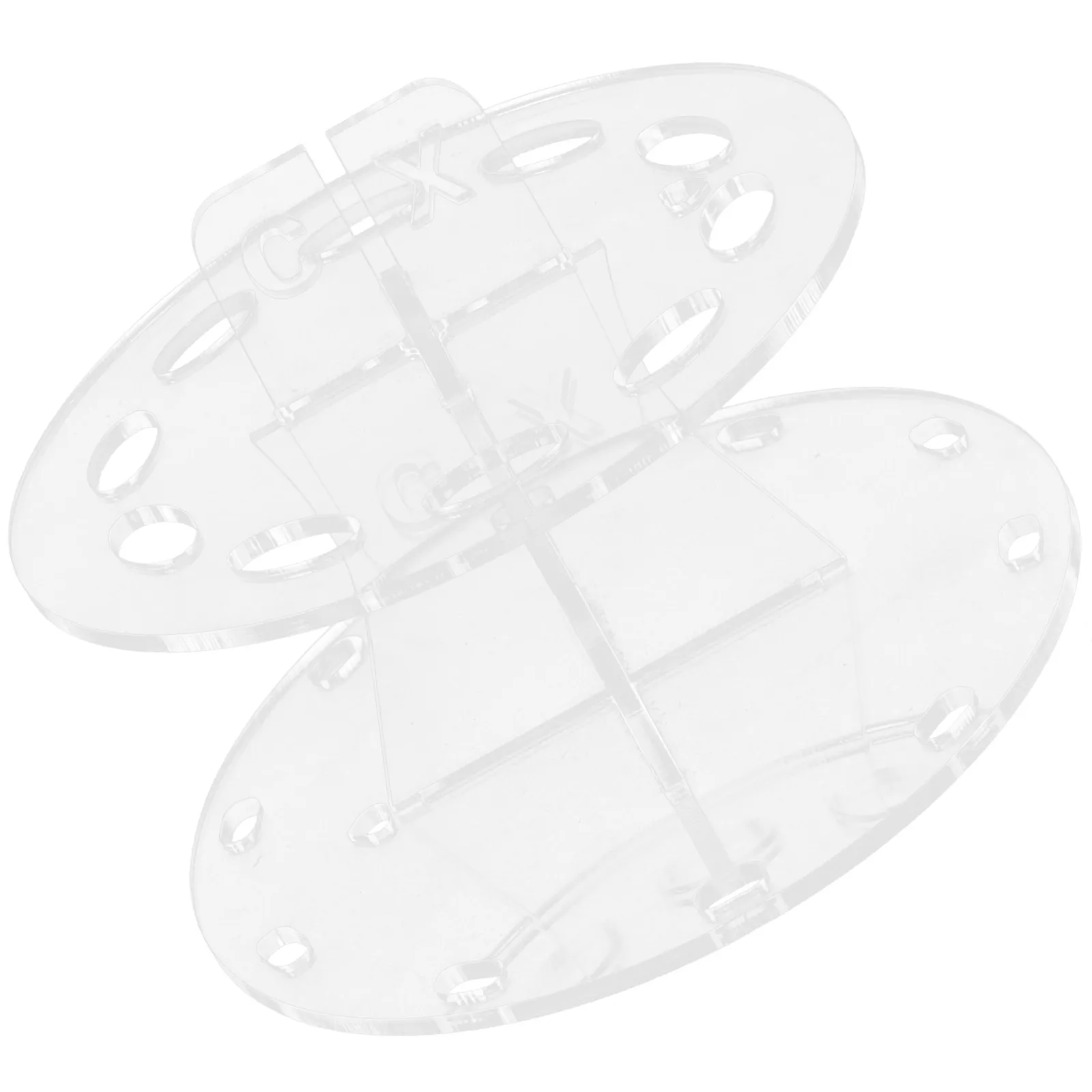 

Makeup Brush Drying Rack 10 Holes Clear Acrylic Storage Stand Tree Shape Holder for Bathroom Vanity Desk Display