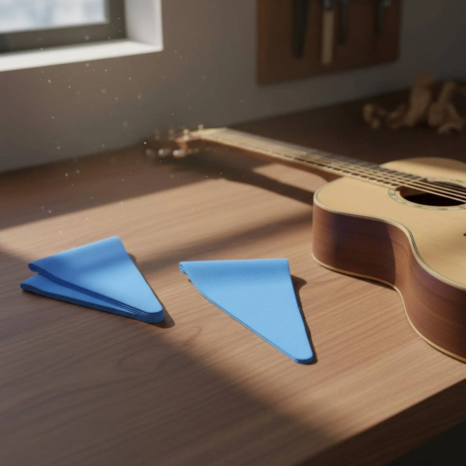 Triangle Cleaning Cloth Soft Material Instrument Sound Hole Cloth for Musicians