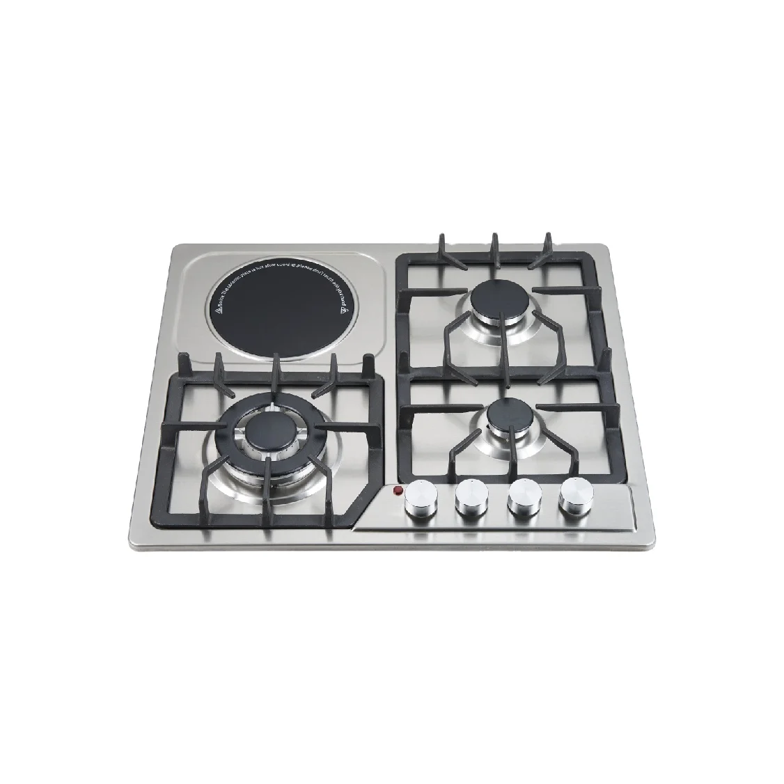 أفضل مورد مخصص 4-الشعلات المدمج في الغاز السيراميك الفرن الفولاذ المقاوم للصدأ طباخ كهربائي الغاز للاستخدام في الهواء الطلق مباشرة بالجملة