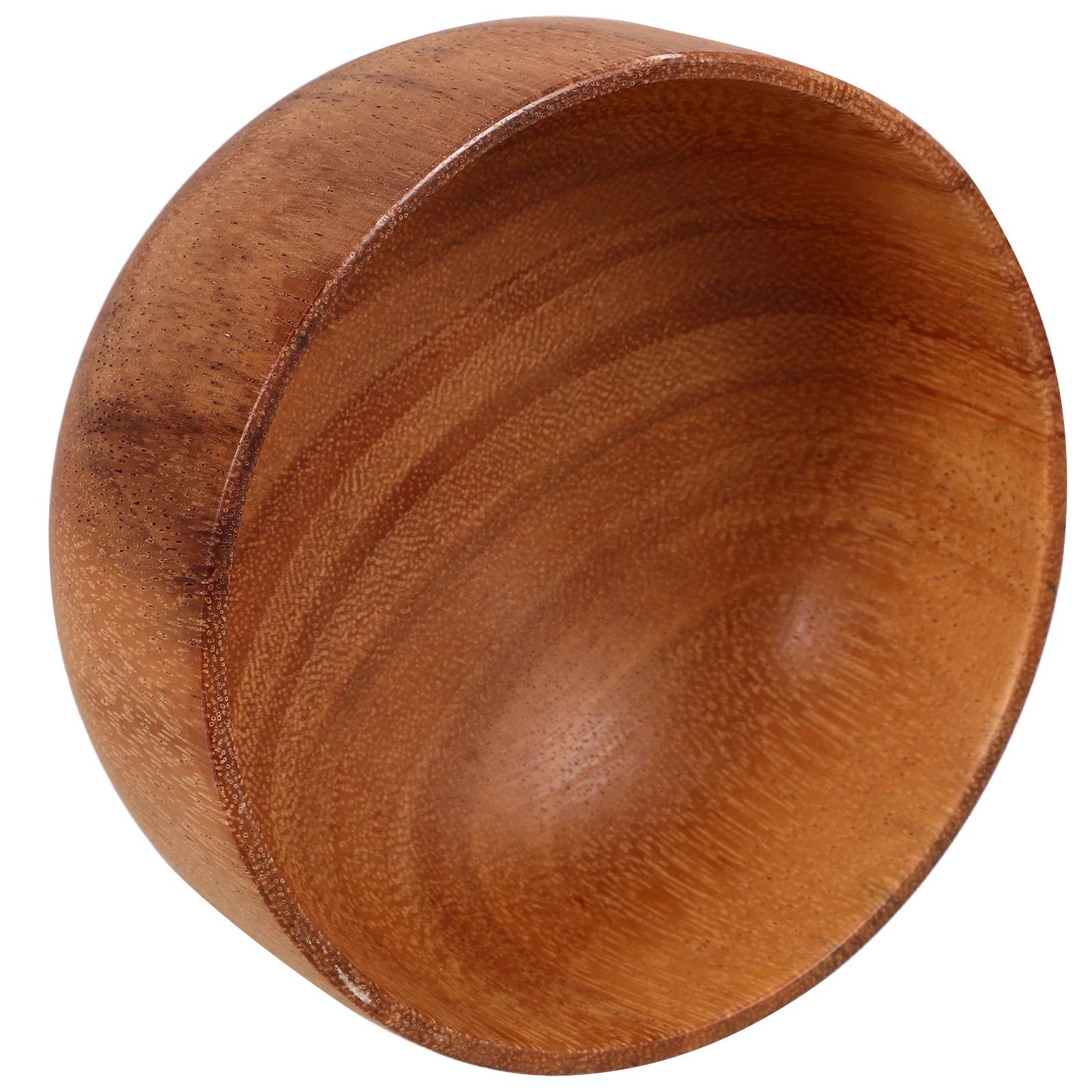 

1pc Wooden Rice for Soup Noodle Salad Deep Wide Large Serving Safe Smooth Edge Wooden Salad Bowl Kitchen Counter