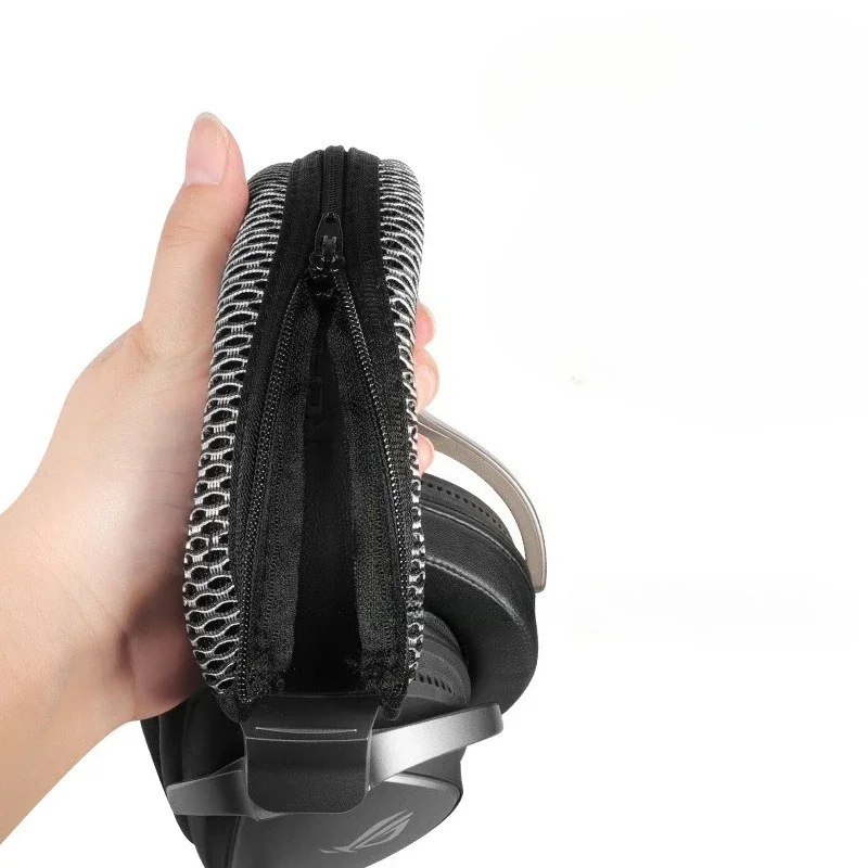 

Universal Full Closure Headphone Headband For ASUS ROG Delta S Headpad Mesh fabric zipper head beam protective cover