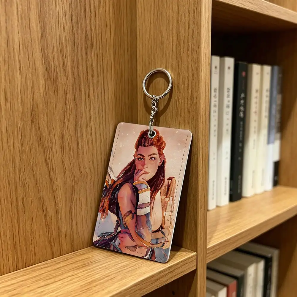Aloy H-Horizon Z-Zero Dawn Card Holder Keychain
