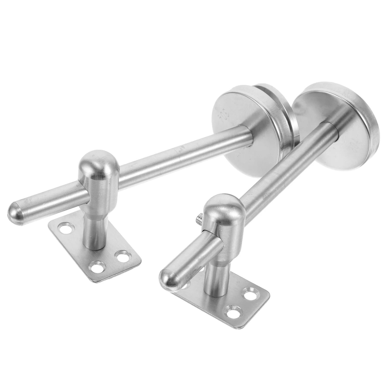 

2pcs H rail Brackets Stainless Steel Adjustable Length Extended Design Home Use Heavy Duty Stair Brackets H Fastener