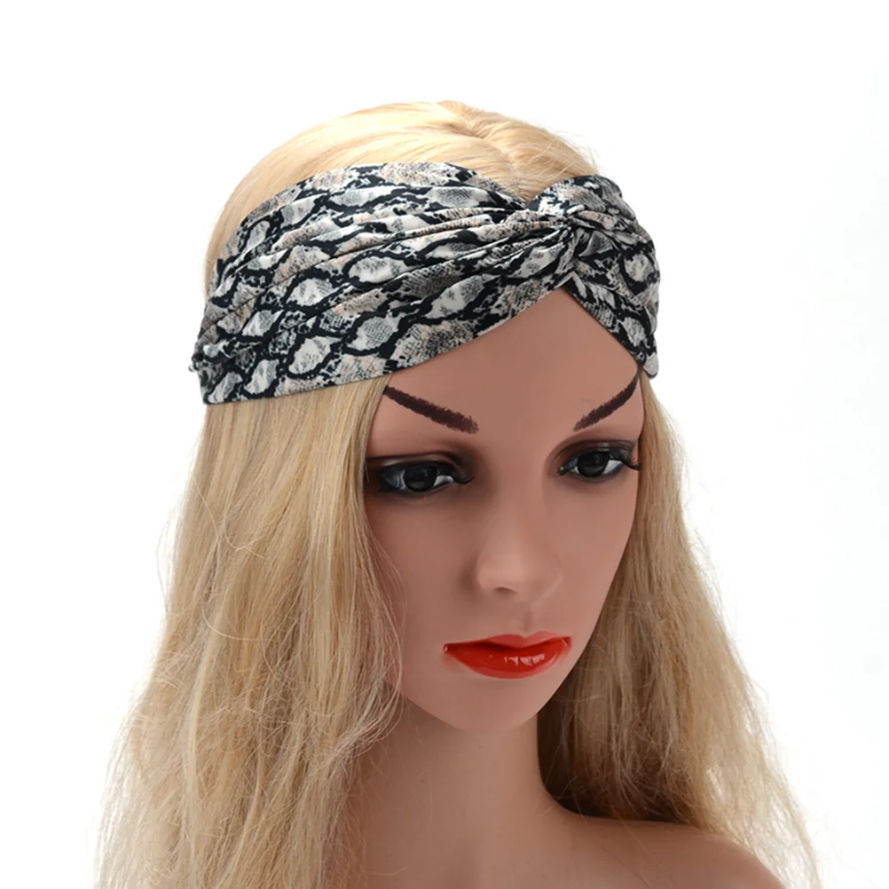 

Silk Cross Stripe Headband Breathable Comfortable One Size Fits Most for Personal Parties Women Hair Accessories
