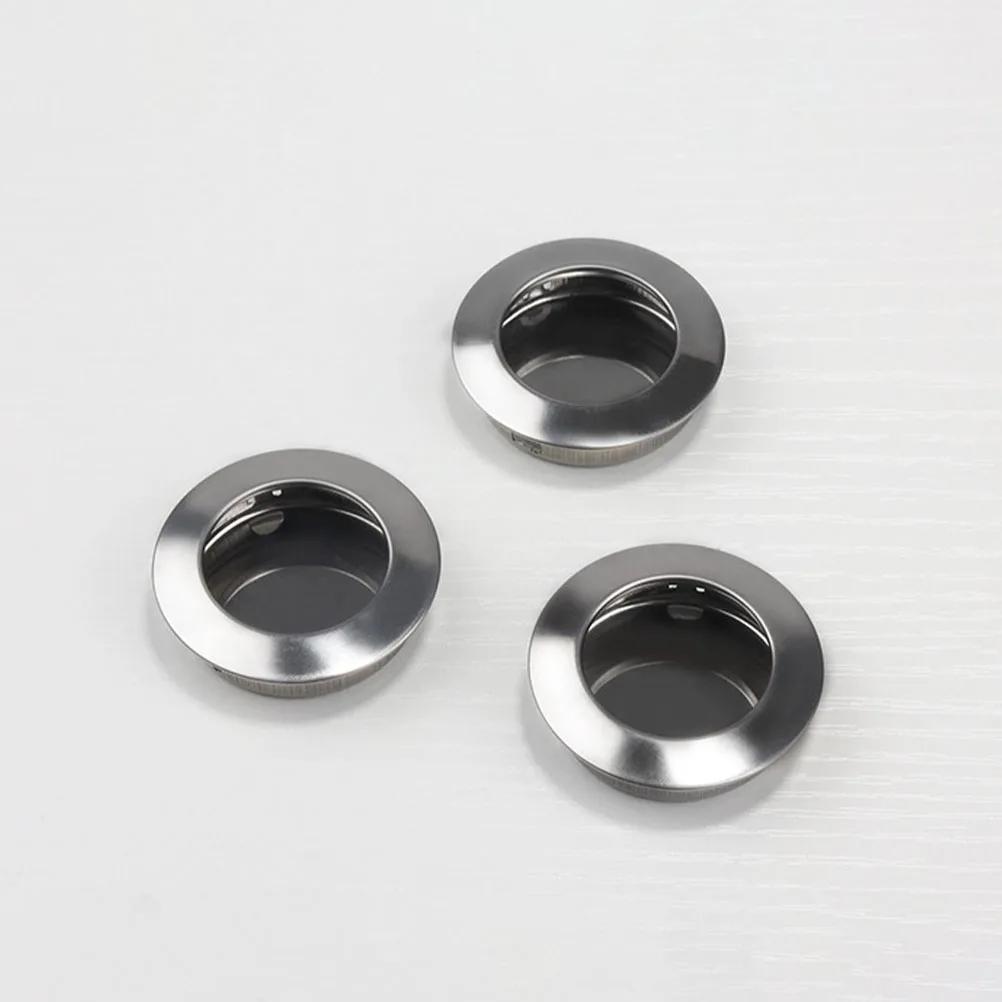 

20Pcs Invisible Door Handles Stainless Steel Durable Cabinet Pulls Kitchen Wardrobe Closet Drawer Furniture Pulls
