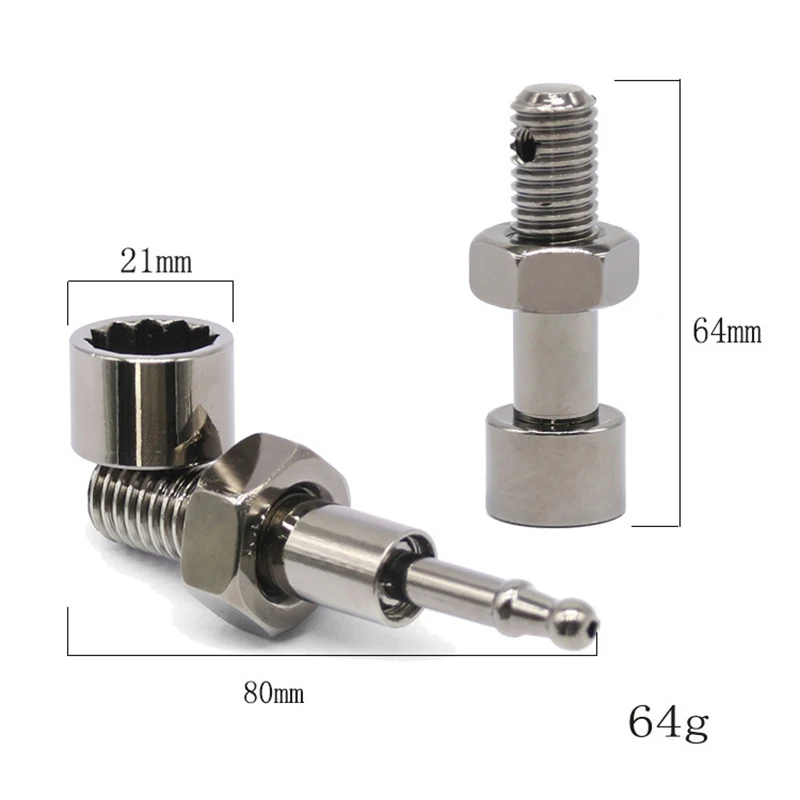 Portable Screw Mini Pipe Zinc Alloy Detachable Screw Metal Pipe Smoking Set