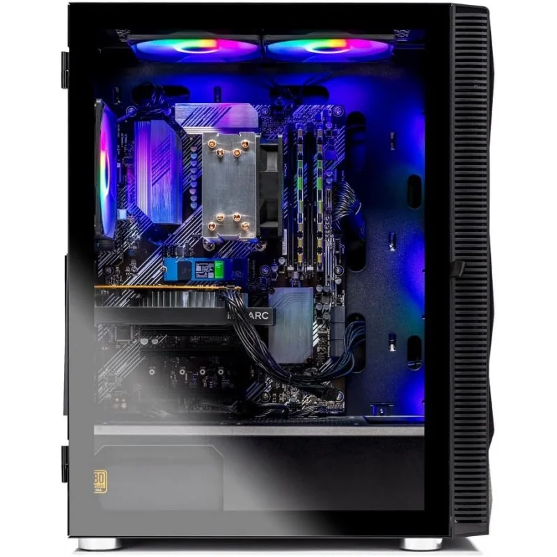 Storm Gaming PC, Ryzen 7 7700 3.8GHz,  RTX 5060, 2TB NVMe SSD, 16GB DDR5 RAM 6000, 650W Gold PSU, Wi-Fi