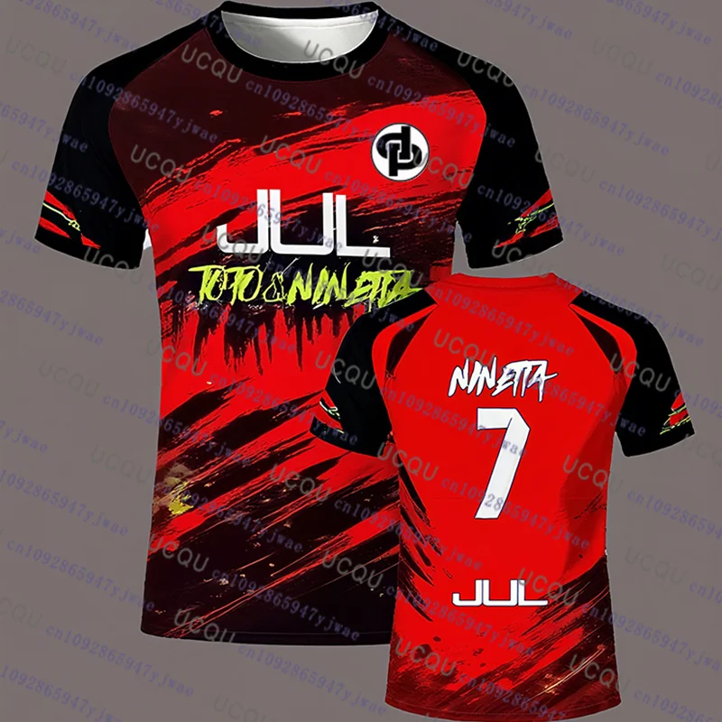 90 دقيقة JUL Toto & Ninetta Pr é سلسلة كرة القدم تي شيرت للبالغين والأطفال الصيف الرياضة في الهواء الطلق التجفيف السريع التدريب تي شيرت #4