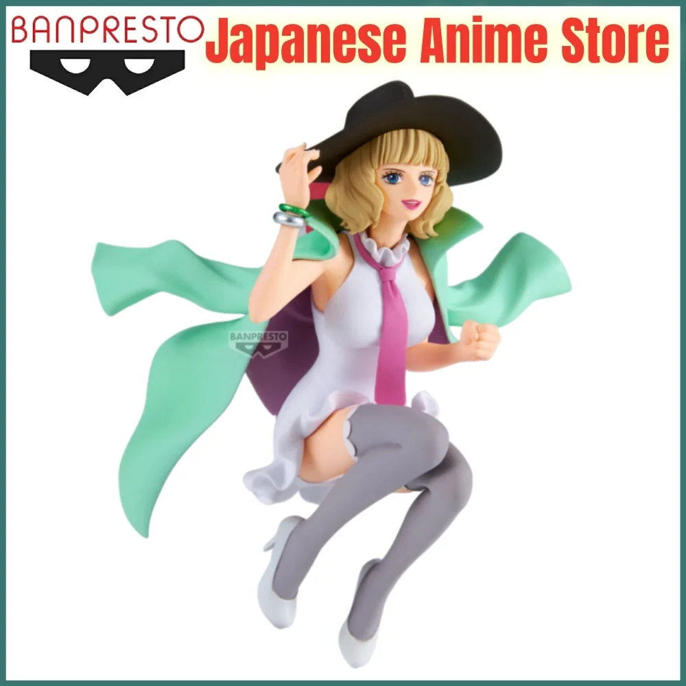 Original banpresto uma peça anime buckingham stussy batalha registro coleção anime figura de ação estatueta modelo figuarts