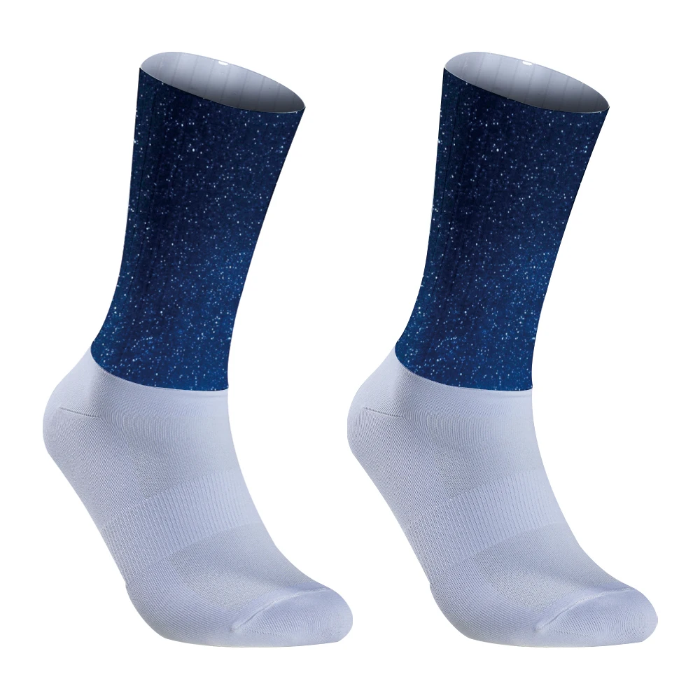 Cycling Socks 2024 New breathable men's and women's sports running basketball compression socks