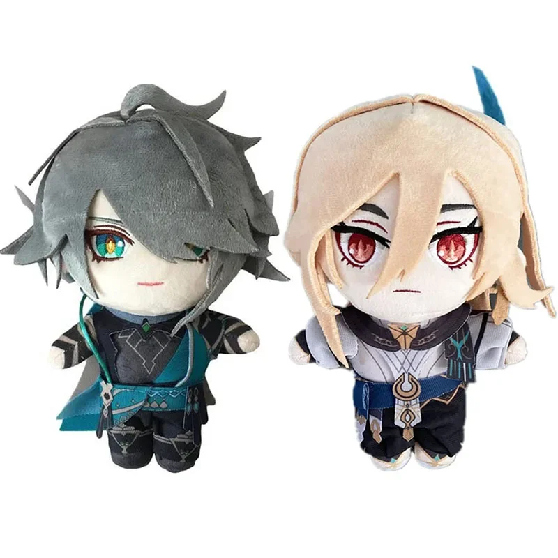 

20 см набор из 2 шт. Genshin Impact Kaveh Al Haitham, мягкая плюшевая игрушка для детей, фанаты с героями мультфильмов, коллекционный подарок для косплея