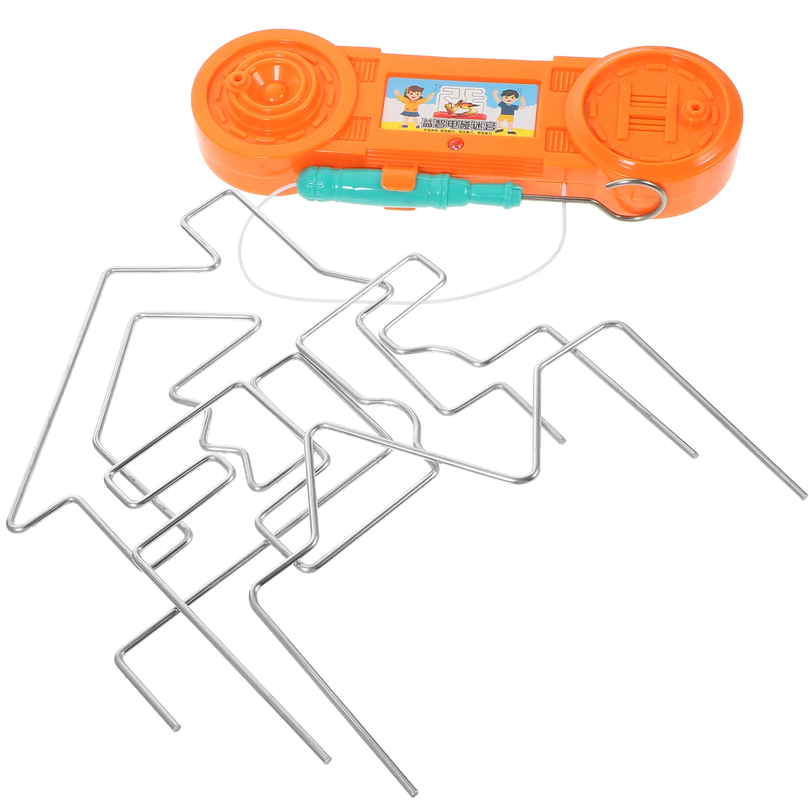 1 Set of Electric Touch Maze Children Electromagnetic Maze Toy 3D Cross The Toy No