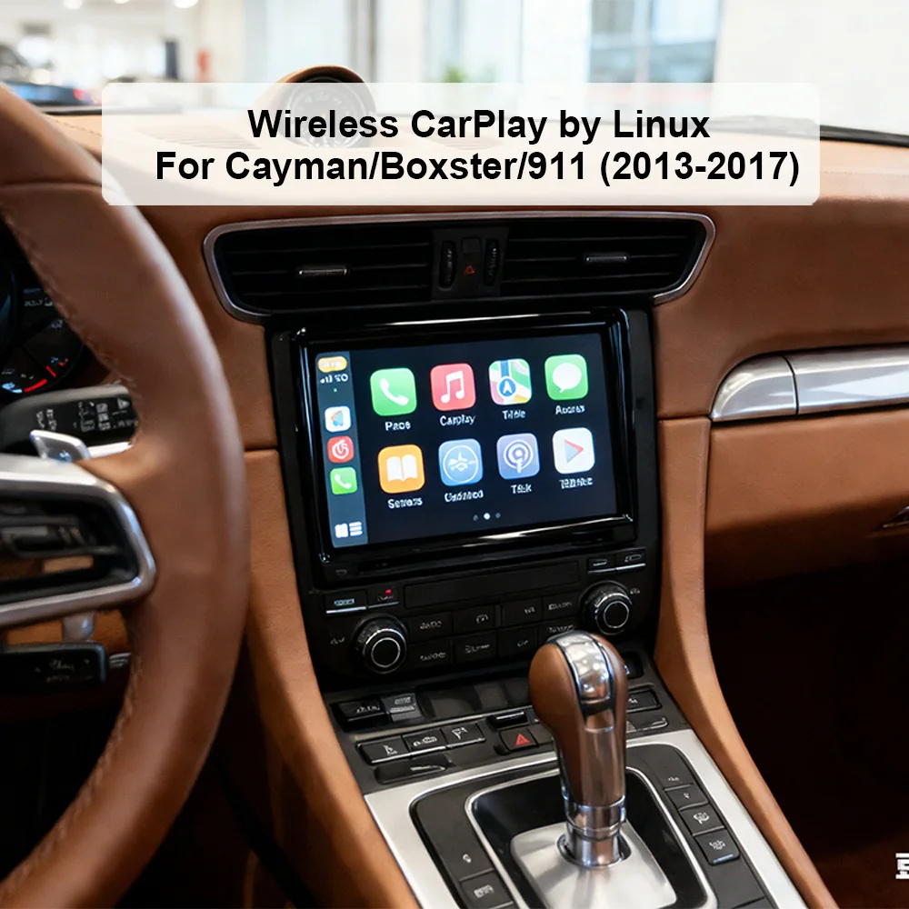 

8.4" Car Radio For Porsche Cayman Boxster 911 (2013-2017) Wireless CarPlay Android Auto 4G WiFi Bluetooth Car Multimedia Player